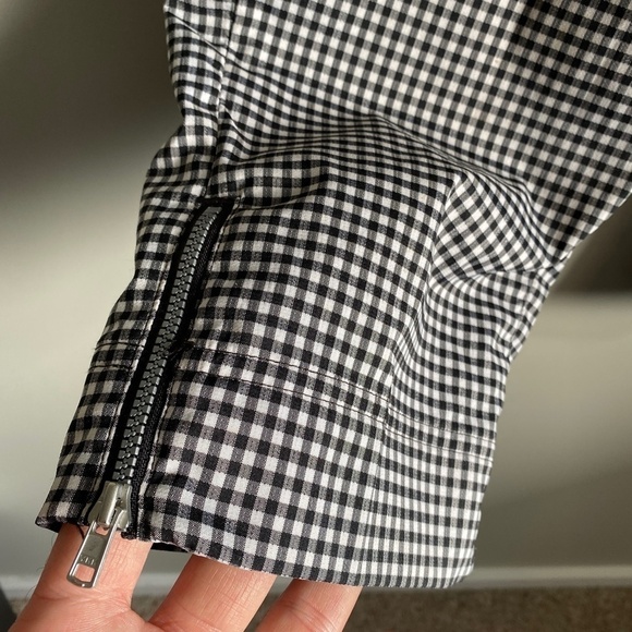 Abacus Women's Black + White Checkerboard Stretchy Golf Pants Size 8 - Picture 4 of 16